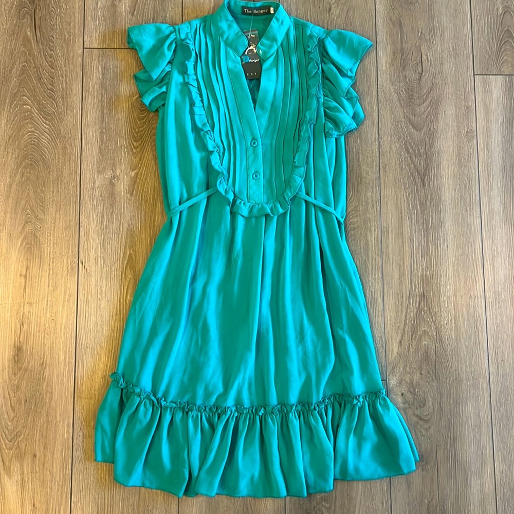 The Hanger Aqua Dress